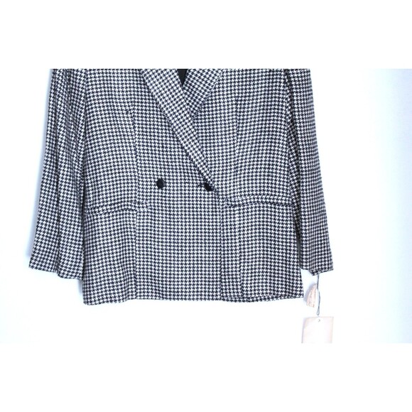 Regatta Sport Blazer Houndstooth Double Breasted Size 12 NOS - Picture 3 of 5